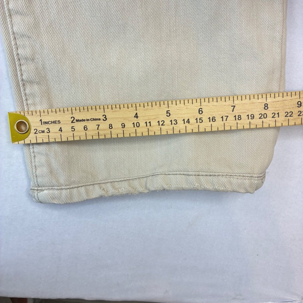 Polo Ralph Lauren Classic Fit Jeans Mens 35x29 Tan Khaki Cotton Denim Straight - Picture 11 of 12